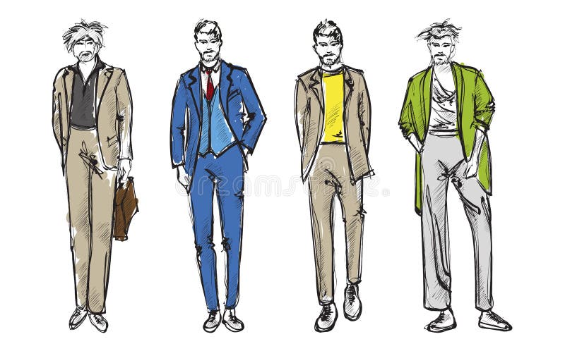 6482 Mens Fashion Sketches Images Stock Photos  Vectors  Shutterstock