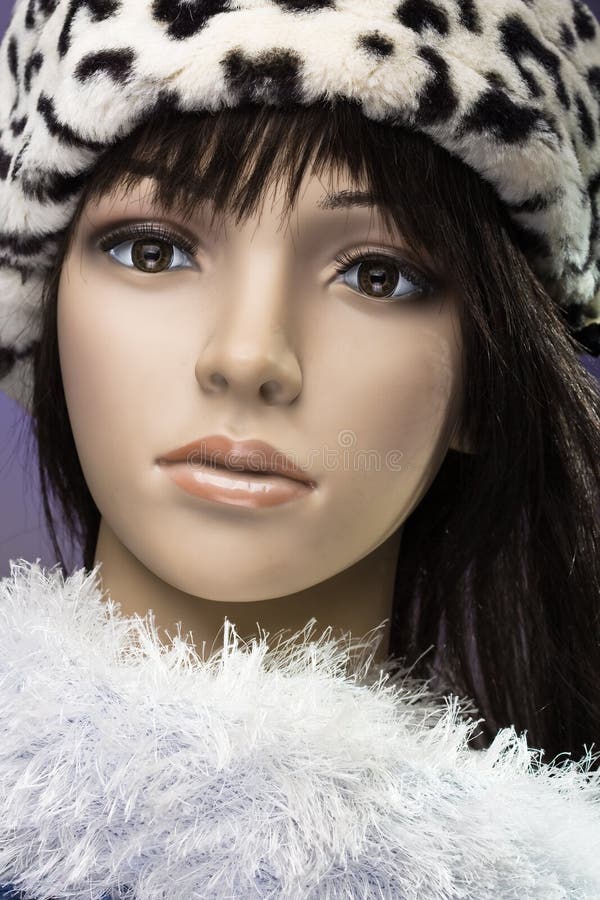 Fashion mannequin head royalty free stock photo