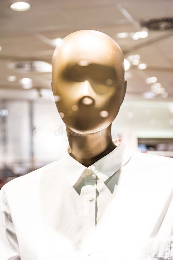Fashion Mannequin Plastic Form Model Clothes Button Up Shirt Store ...