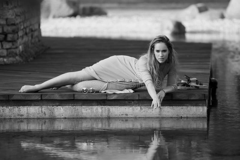 Fashion Model in the Street Stock Photo Image of posing, cute 265342550