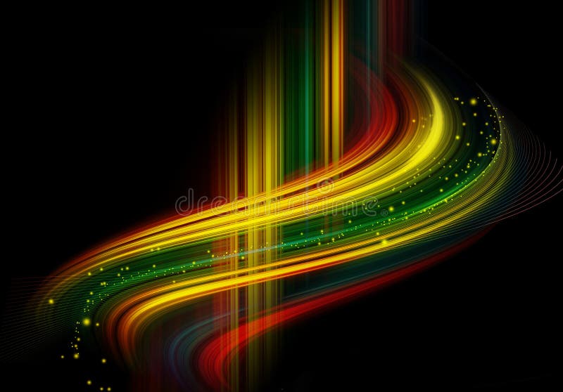 Fashion music background stock illustration. Illustration of orange