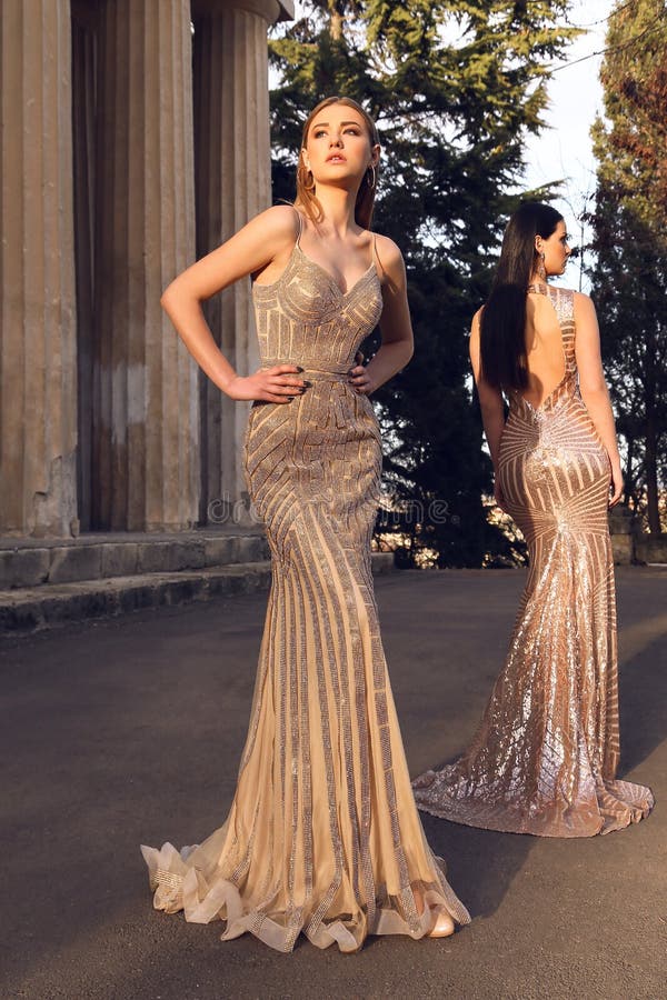 Beautiful Young Women with Dark Hair in Luxurious Evening Dresses Stock Photo - Image of beautiful, accessory: 118327808 Beautiful Young Women with Dark Hair in Luxurious Evening Dresses Stock Photo - Image of beautiful, accessory: 118327808
