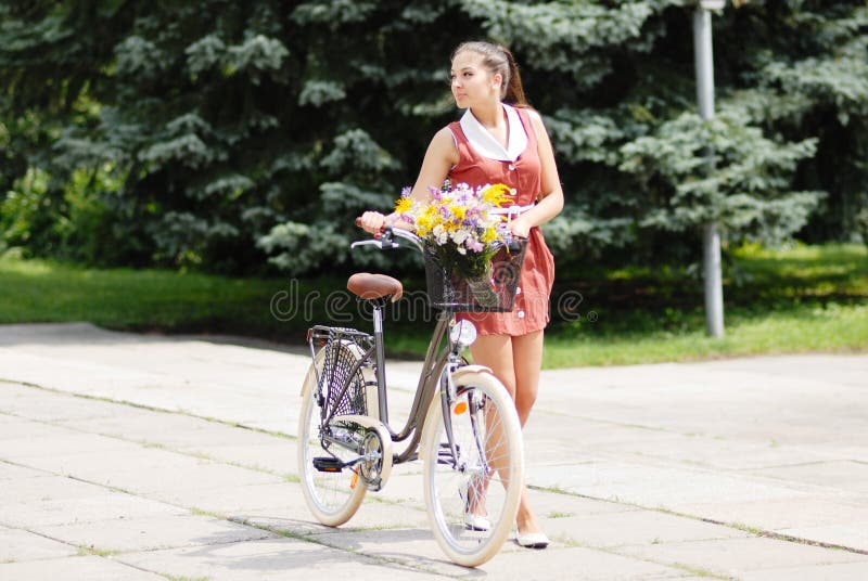 Fashion portrait of young pretty woman