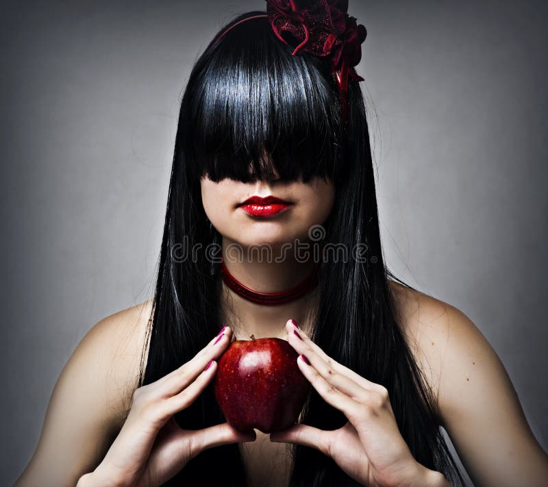 Fashion portrait of young female model