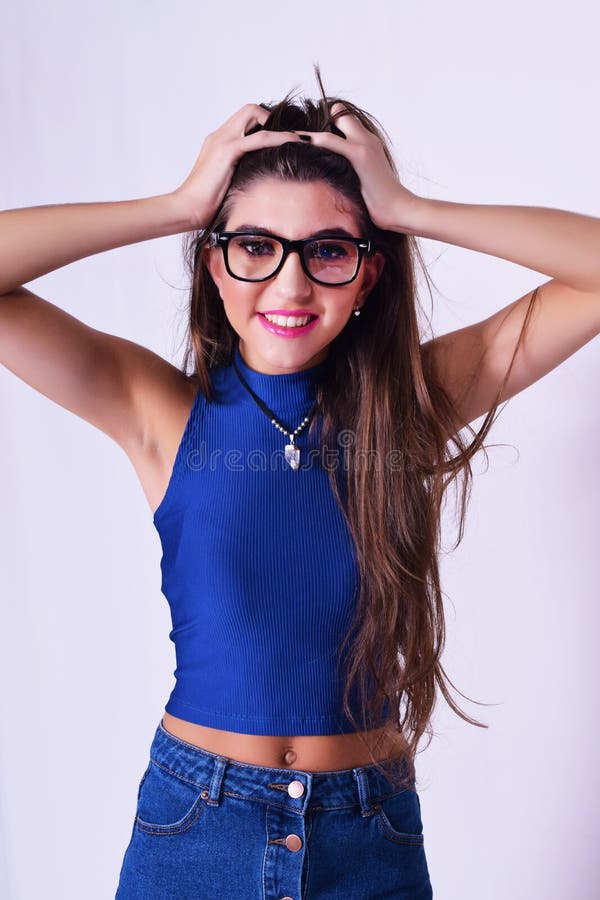 Fashion Portrait Of Young Woman With Urban Style Stock Image Image Of Clothes Leisure 73616131 3716