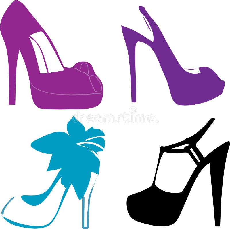 Fashion shoes background stock vector. Illustration of pattern - 15686240