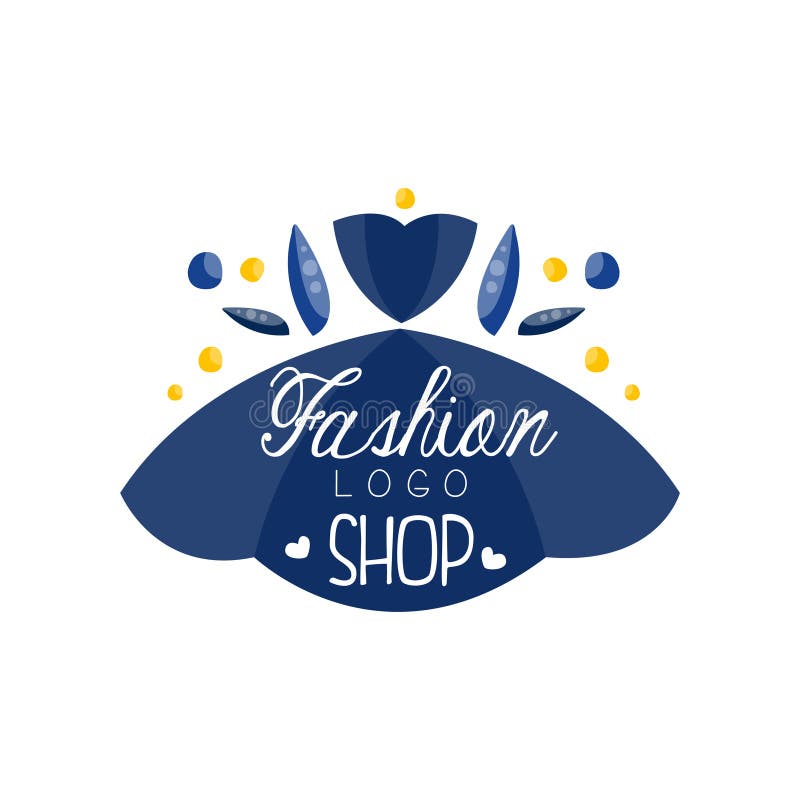 Fashion Boutique Logo, Clothes Shop, Dress Store Creative Label Vector ...