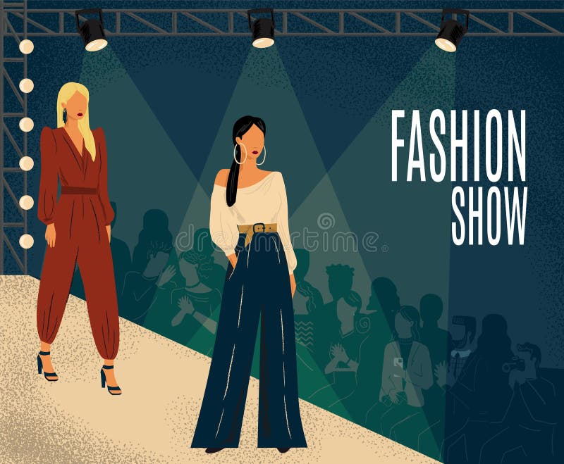 Fashion Show Runway Stock Illustrations – 1,763 Fashion Show Runway Stock  Illustrations, Vectors & Clipart - Dreamstime