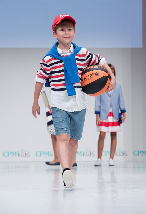 Fashion Show Kids Boy On Podium Editorial Stock Image Image Of Kids Costume 71661159