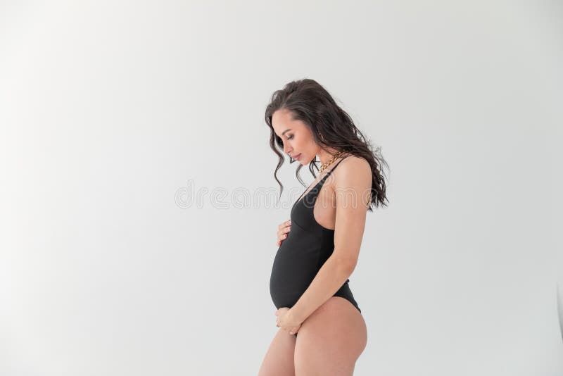Black White Pregnant Nude Stock Photos - Free & Royalty-Free Stock Photos  from Dreamstime
