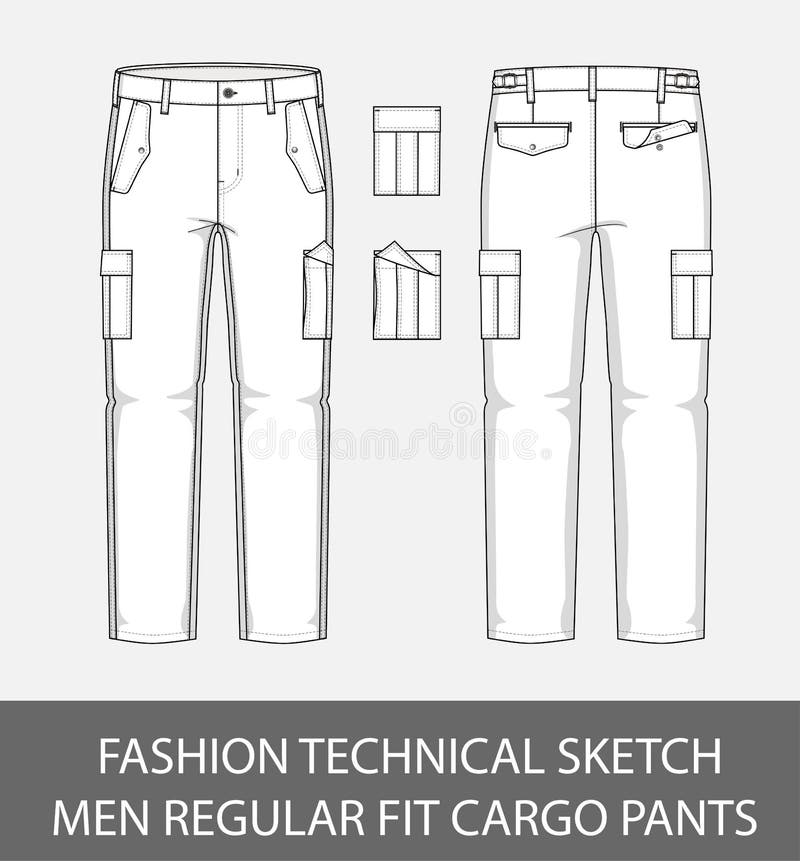Vector woman top and pants technical drawing,... - Stock Illustration  [96335318] - PIXTA