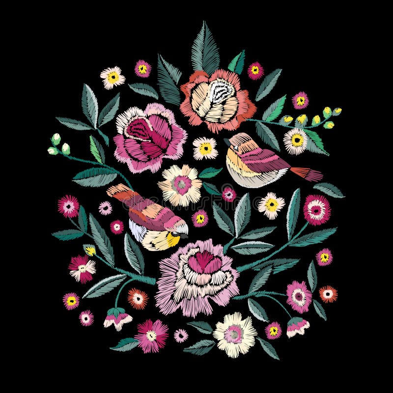 Neckline Embroidery Fashion Stock Vector Illustration of lace, luxury