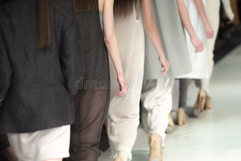 Fashion Show, Catwalk Runway Show Event Stock Image - Image of fashion ...