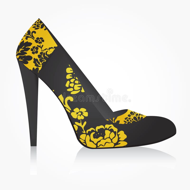 Fashion women shoe vector