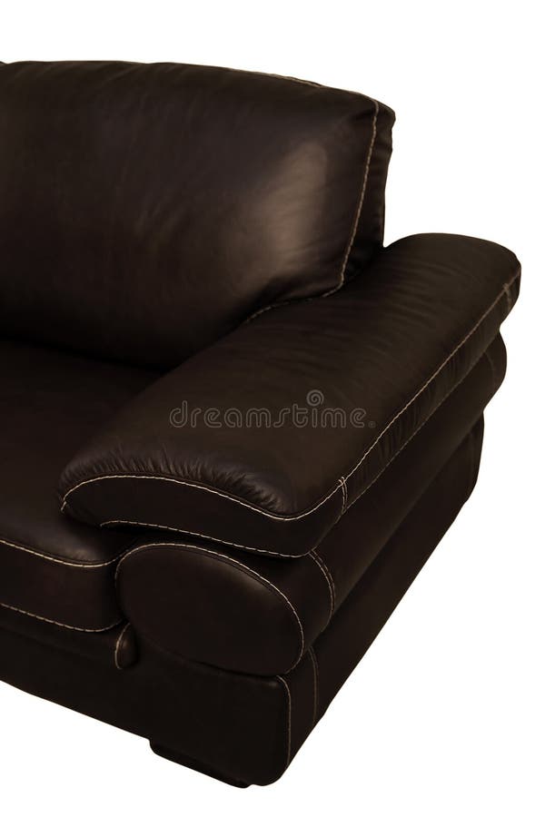 Fashionable brown armchair