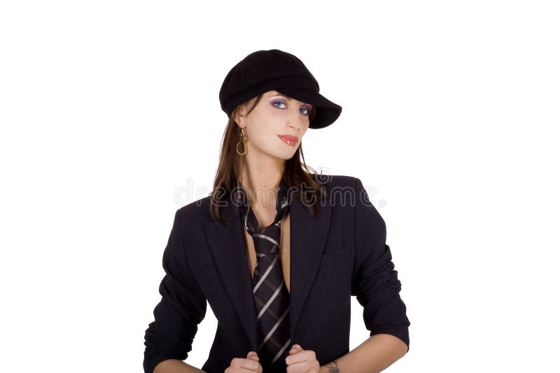 Fashionable business woman