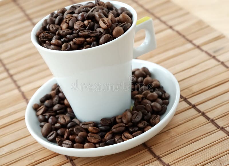 fasoli coffe filiżanka obrazy royalty free fasoli coffe filiżanka obrazy royalty free