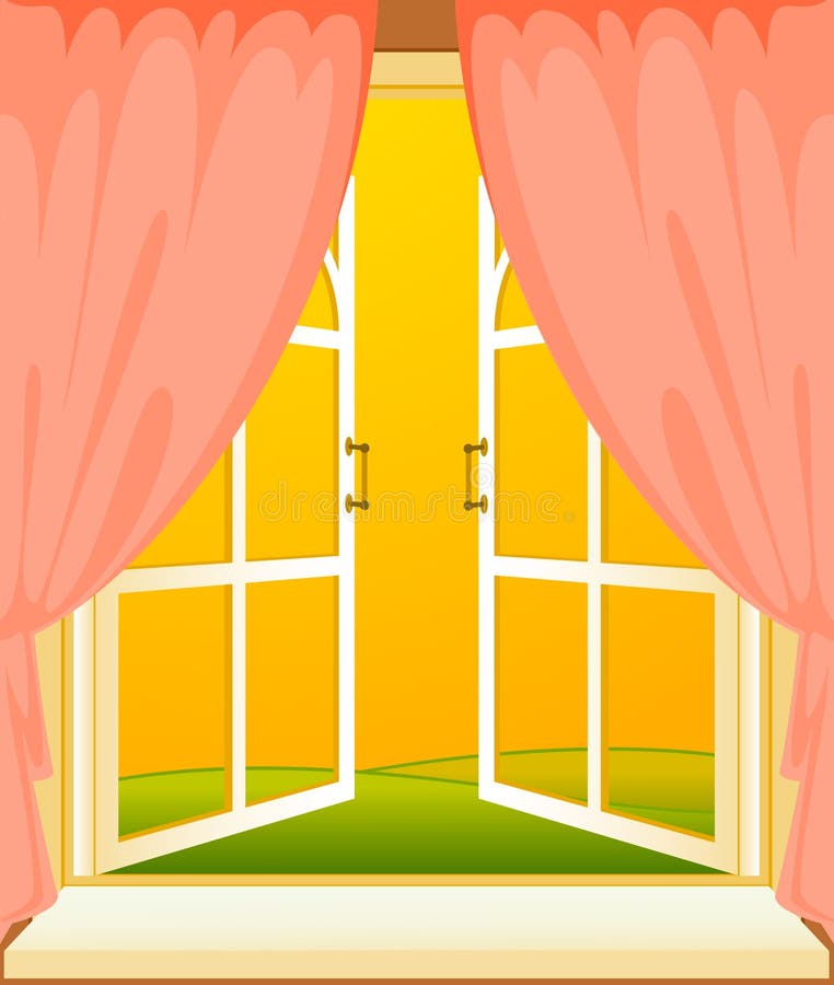 Fassade Des Hauses Mit Fenster Vektor Abbildung