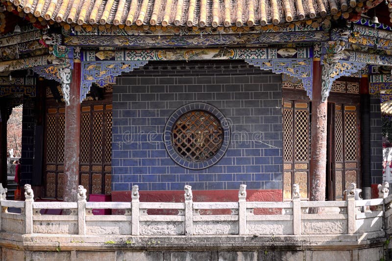 Fassade von Yuantong-Tempel Kunming, Yunnan, China
