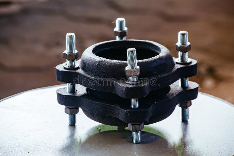 Fast Coupling Pipe Fittings for Pipeline Repairing Stock Image Image of pipeline, maintenance