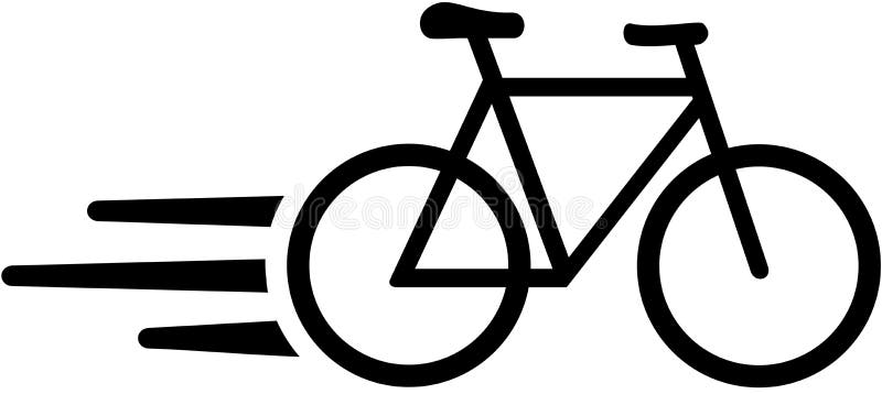 Fast courier bike icon vector illustration