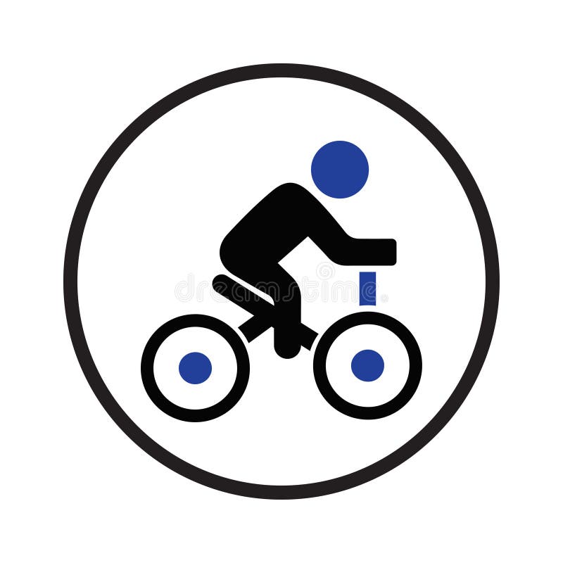Fast cycle riding icon stock vector. Illustration of fast 262619116