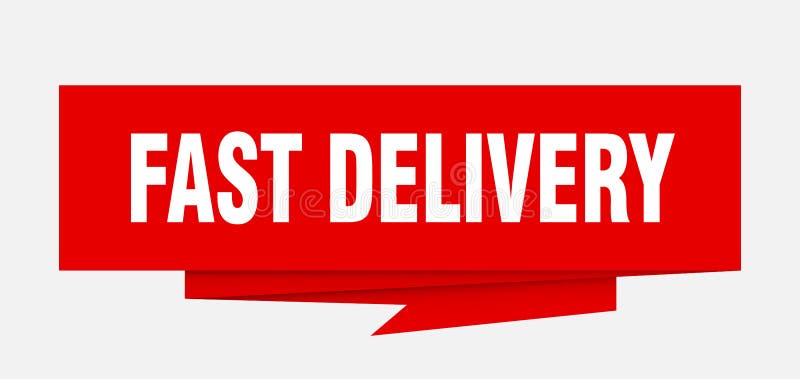 Fast delivery stock vector. Illustration of delivery - 124336704