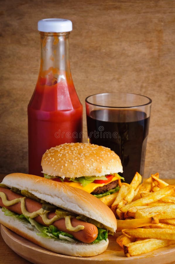 Fast food royalty free stock images Fast food royalty free stock images