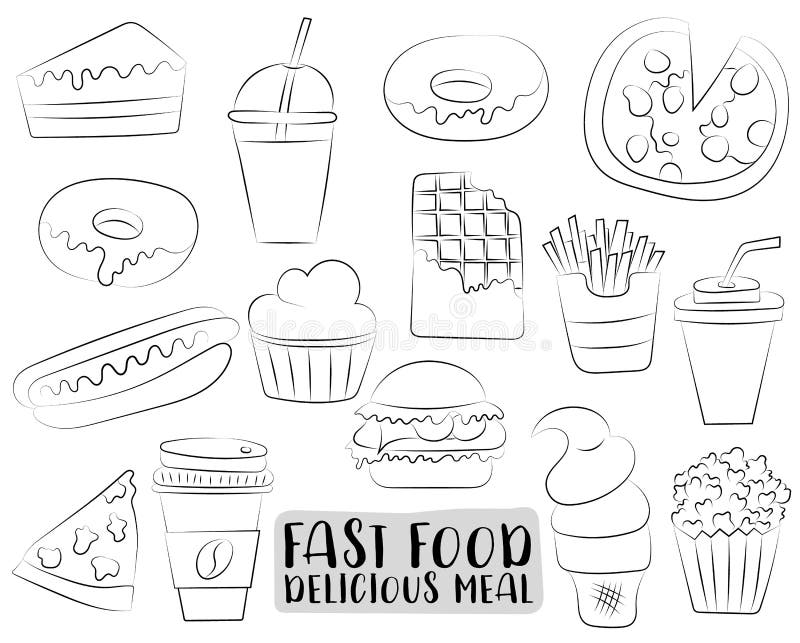 Coloring Pages For Pictures Of Food