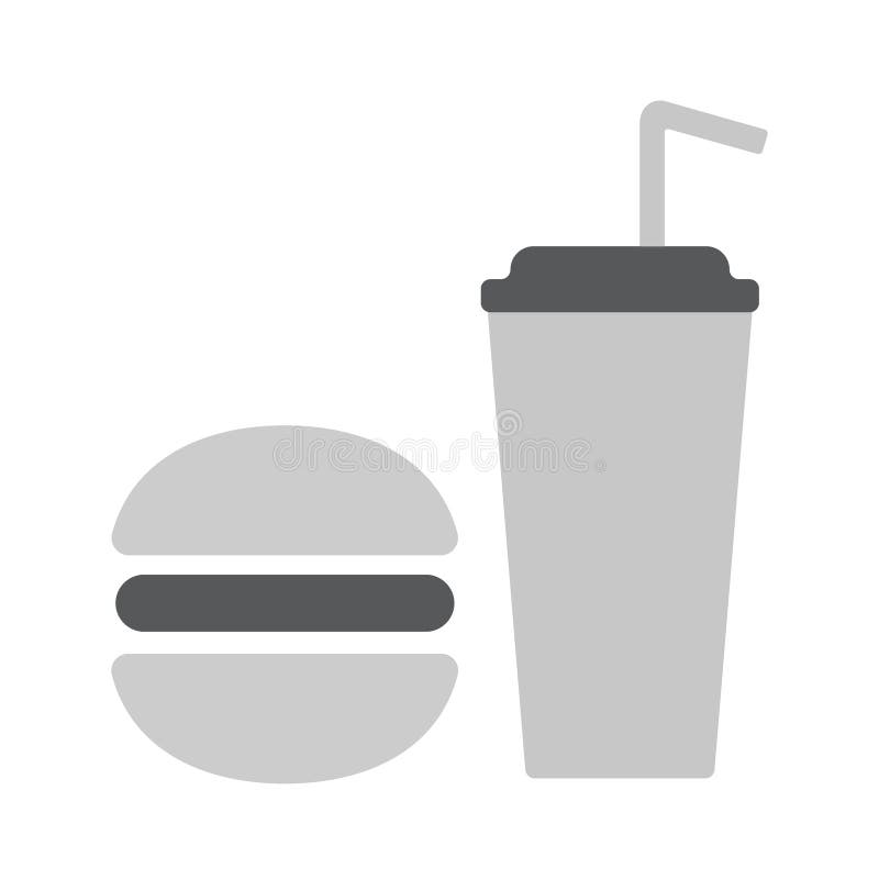 Fast Food ikona royalty ilustracja Fast Food ikona royalty ilustracja