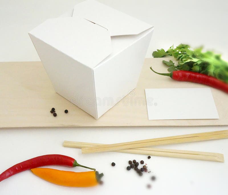 Fast Food Packaging Box Mockup Stock Image Image of fast, food 301382909