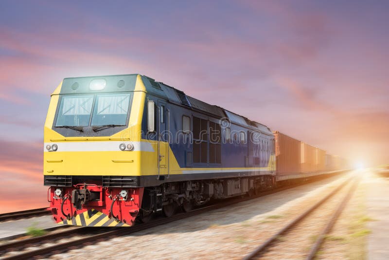 Fast Freight Truck on Highway Stock Image Image of cargo, products