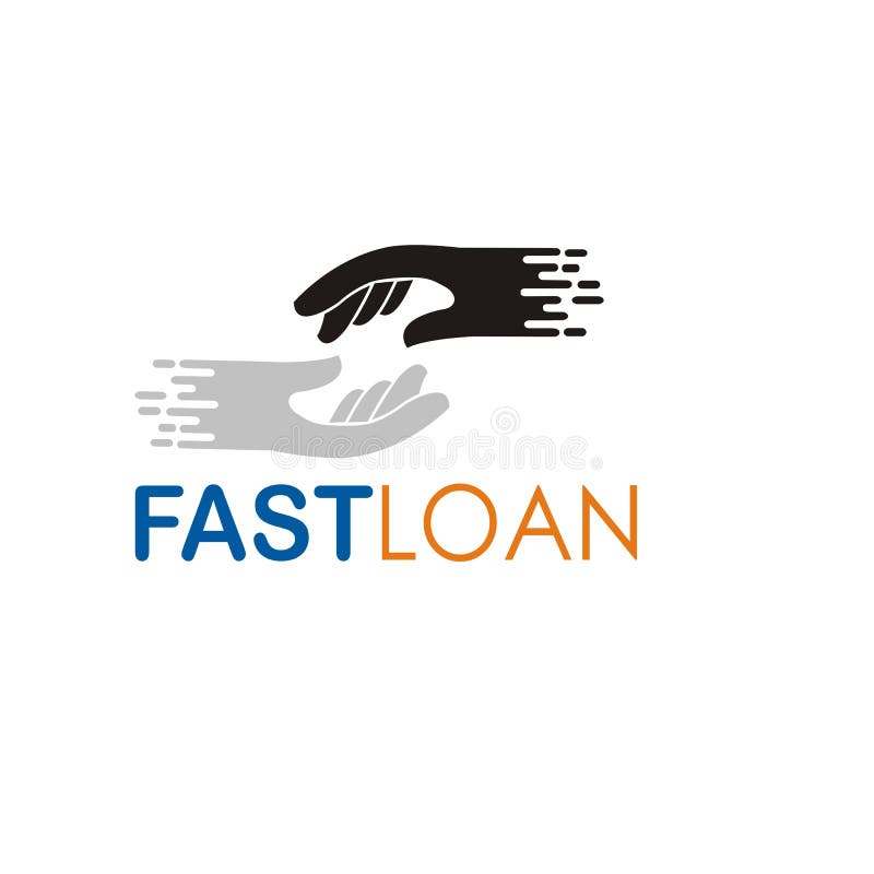Fast loan logo design stock illustration. Illustration of background ...