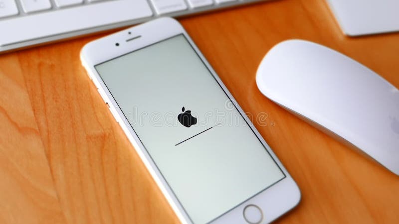 Fast motion of iphone update to new ios at home