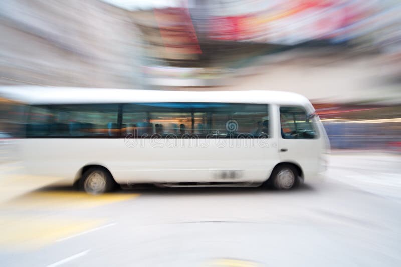 Fast moving bus