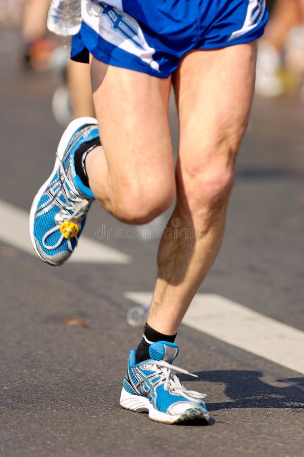 Marathon Fast Running Shoes Stock Image Image of leader, event 2249809