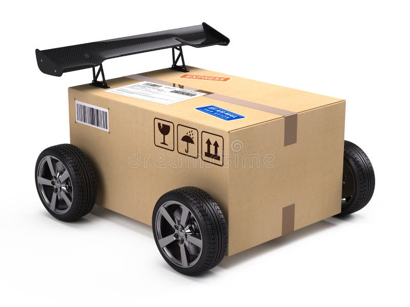 Fast shipping and delivery concept vector illustration