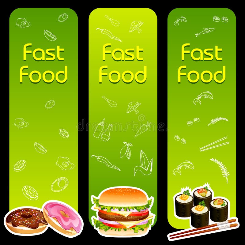 Fasta Food menu szablon royalty ilustracja Fasta Food menu szablon royalty ilustracja
