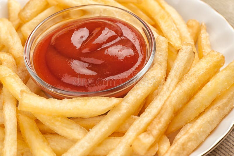 Fastfood. French fries stock photo. Image of plate, snack - 42852728