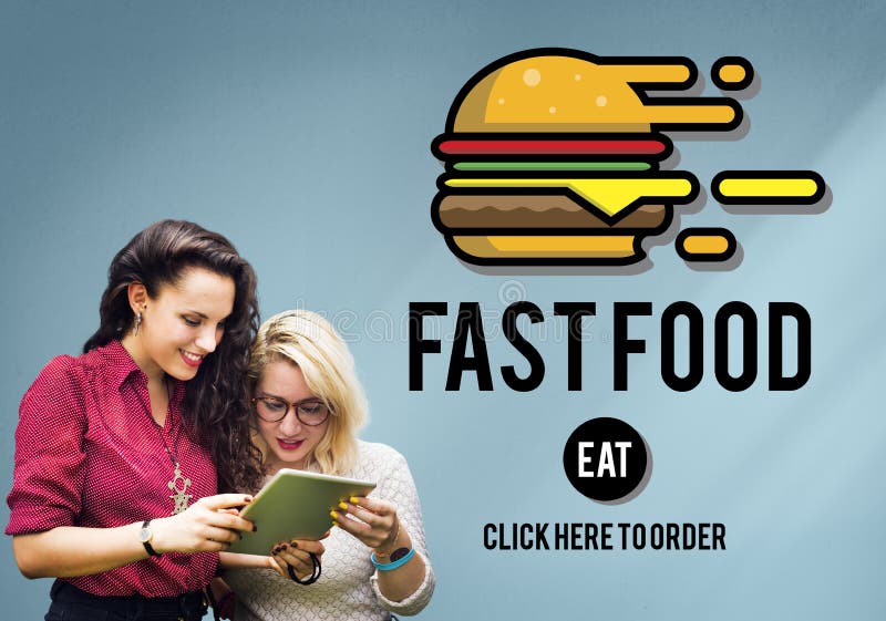Fastfood hamburgeru dżonki posiłku kalorii Takeaway pojęcie