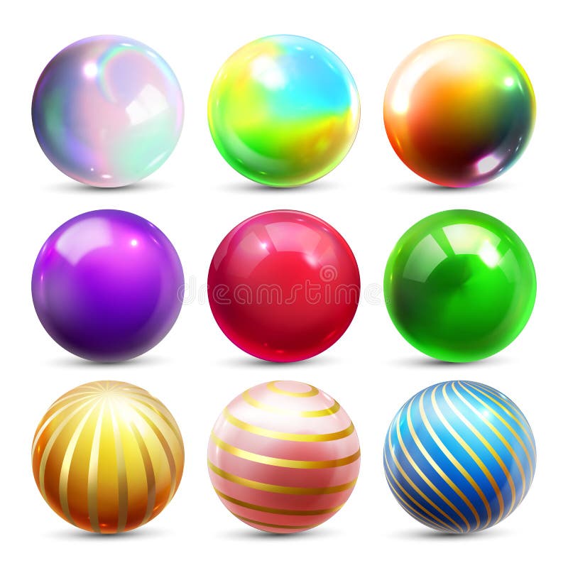 Fastställd vektor för skensfär Skinande boll för Orb Glödande metall eller plast- abstrakt cirkel Glansig skensymbol Guld- sten vektor illustrationer Fastställd vektor för skensfär Skinande boll för Orb Glödande metall eller plast- abstrakt cirkel Glansig skensymbol Guld- sten vektor illustrationer