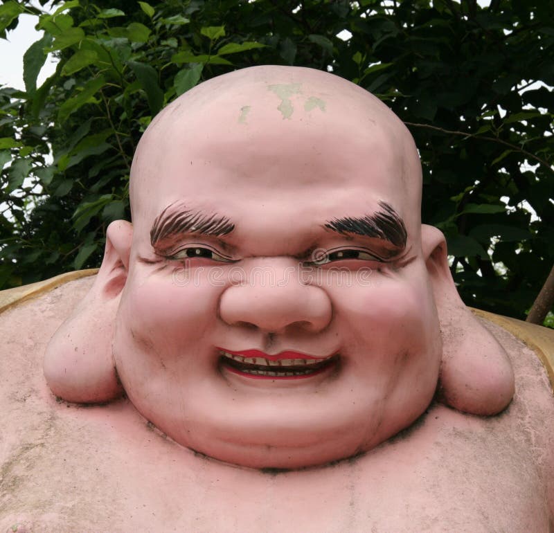 Fat Buddha Statue stock photo. Image of chinese, china 5560026