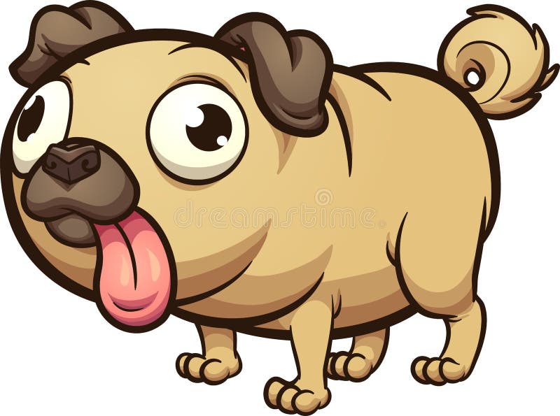 Fat Pug Stock Illustrations – 362 Fat Pug Stock Illustrations, Vectors &  Clipart - Dreamstime