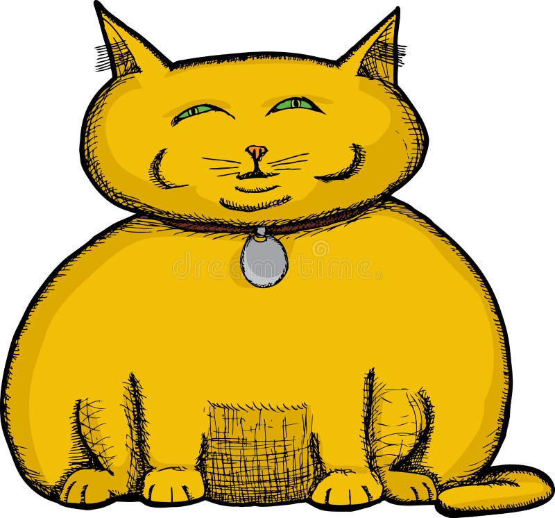 Fat kitty Stock Vector Images - Page 3 - Alamy