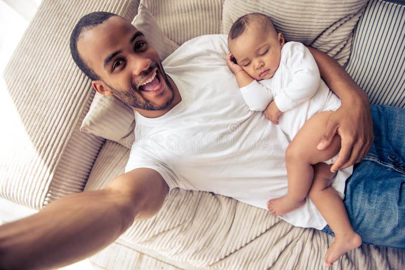 Father and baby stock photo Father and baby stock photo
