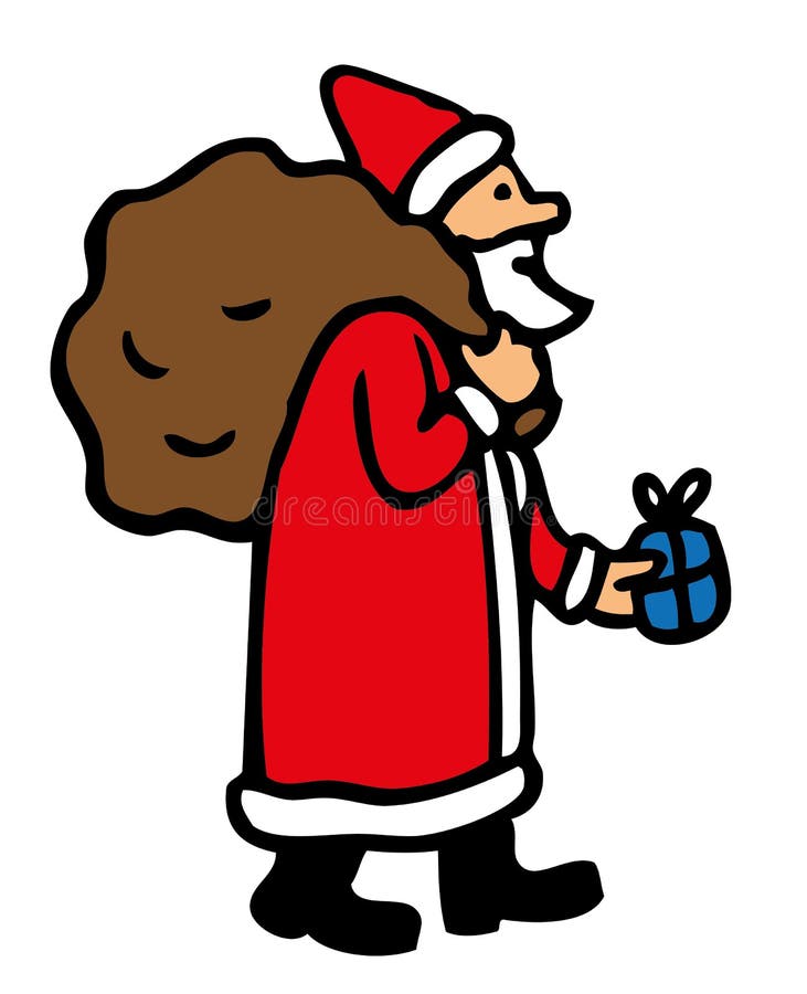 Father Christmas royalty free illustration