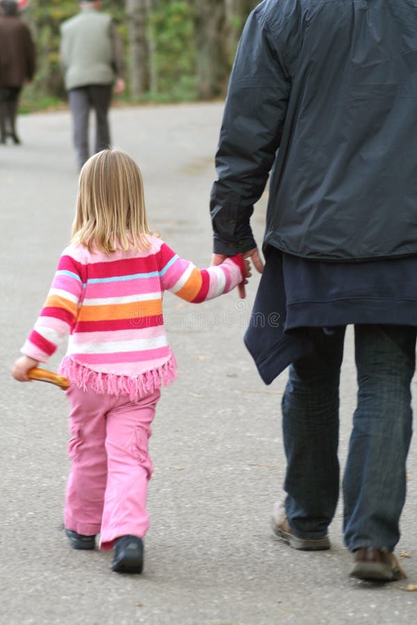 Father and daughter royalty free stock photography