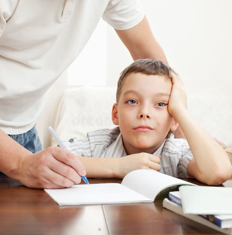 help son with homework