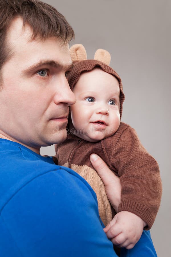 Father with his baby boy stock photo. Image of human 30410798
