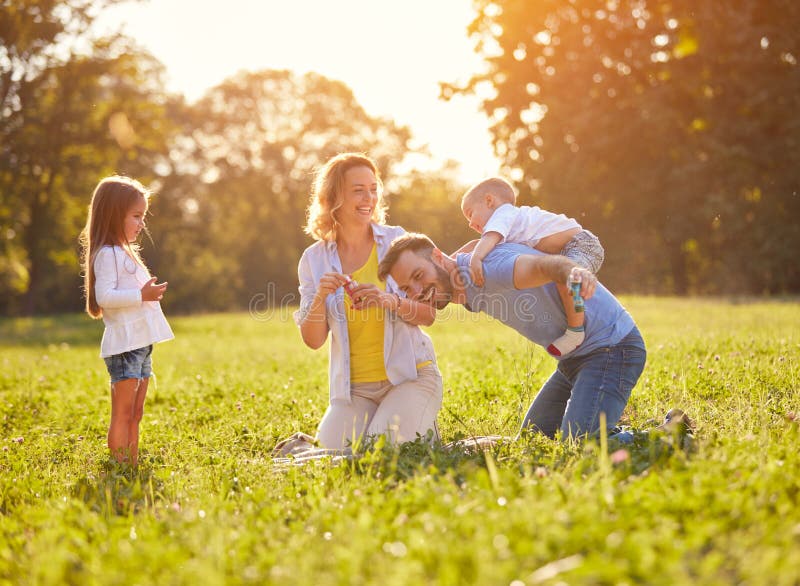 Father piggyback young boy stock photography Father piggyback young boy stock photography